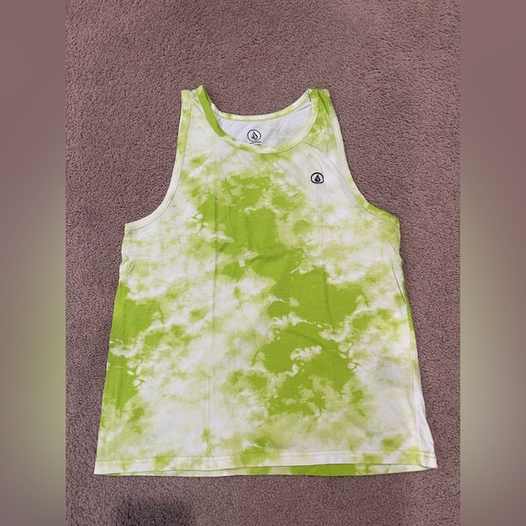 VOLCOM Men's Tie Dye Sleeveless Tank Top - Picture 2 of 8